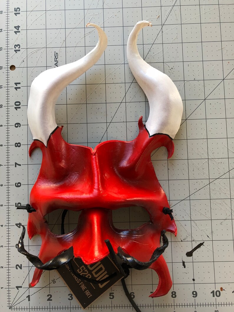 Leather Devil Mask