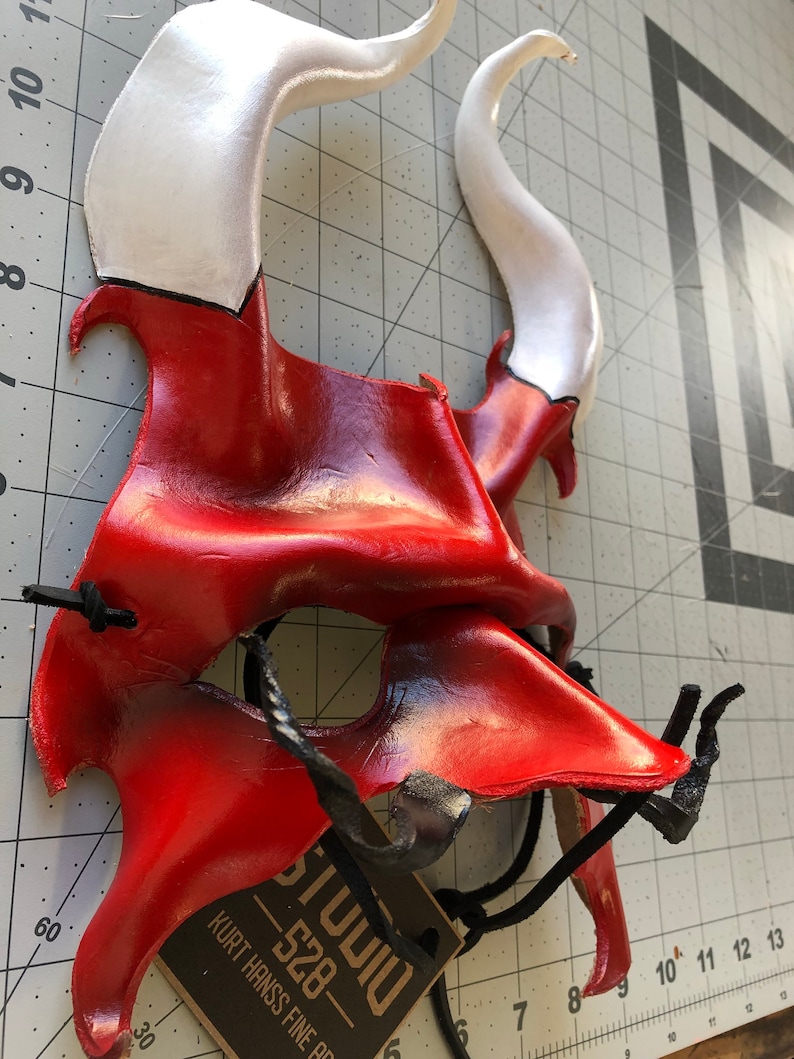 Leather Devil Mask