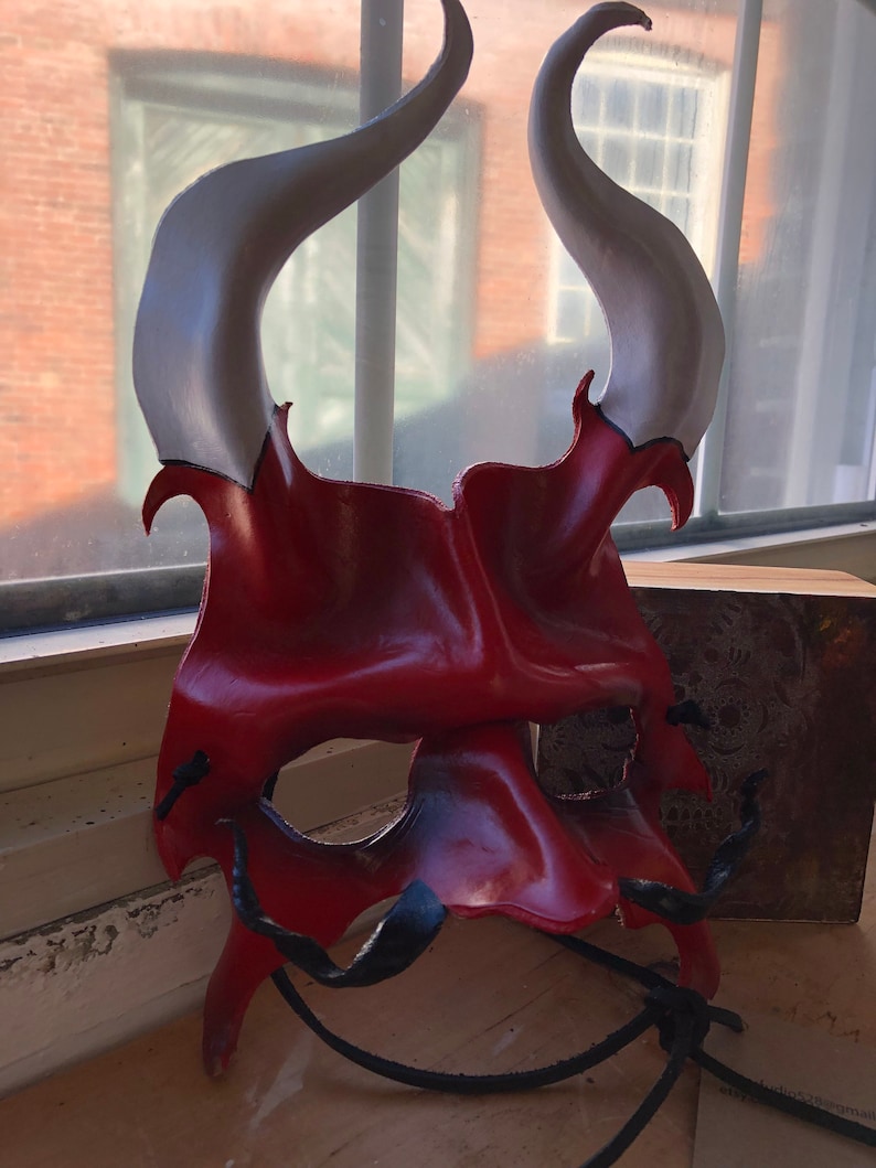 Leather Devil Mask