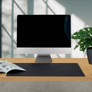 Large desk cover / desk pad size XL made out of buffalo leather, many colors, personal engraving possible, 26312