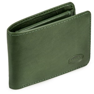 Portafoglio piccolo / mini borsa, taglia XS, in pelle, nei colori rosso, verde, blu, beige, marrone, nero, possibilità di personalizzazione, 12022