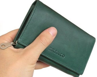 Large wallet / purse size L for women, real leather, in red, green, blue, beige, brown, black, custom engraving possible, 265
