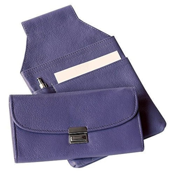 Profi Kellnerbörse / Kellnergeldbeutel oder Holster,  Nappa-Leder, Lila-Violett oder Pink-Rosa, Personalisierung möglich, 1015