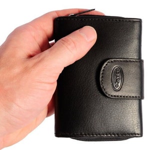 Small wallet / purse in size S for women, real leather, in red, green, blue, beige, brown, black, custom engraving possible, 225