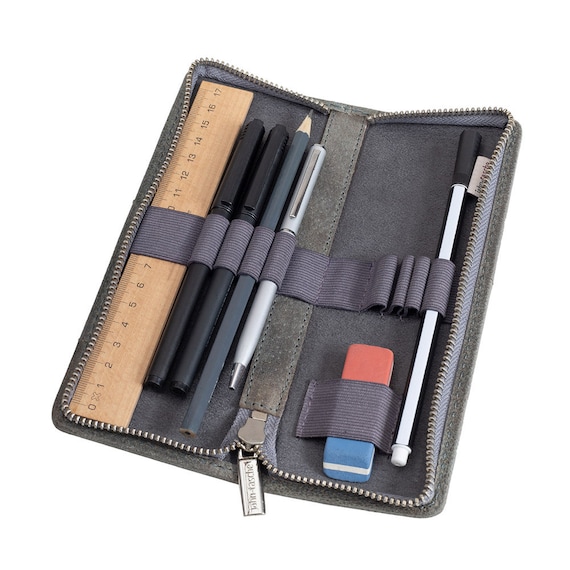 Visconti Luxury Leather Pen Case Collection - Chatterley