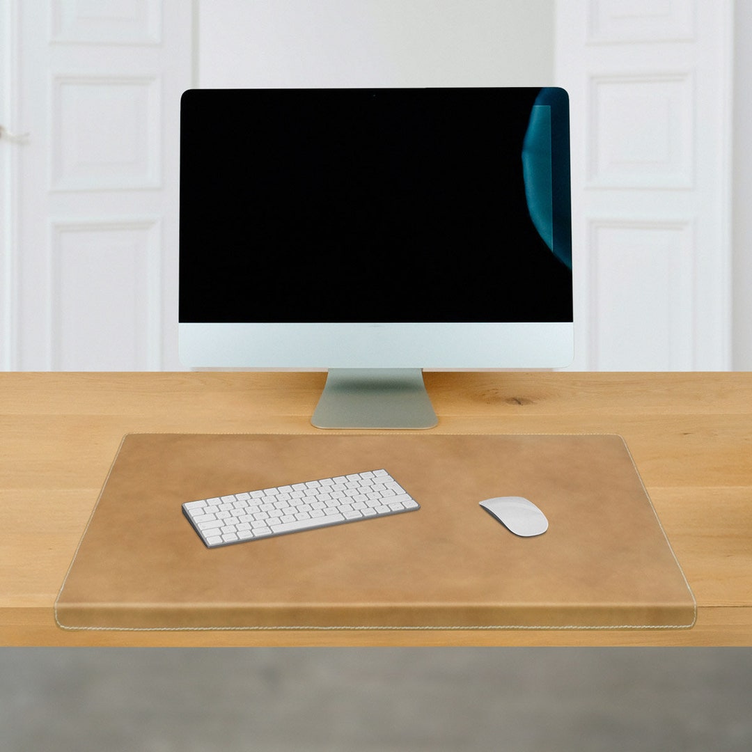 Large Table Pad / Desk Pad With Edge Protector, Size XL, Buffalo