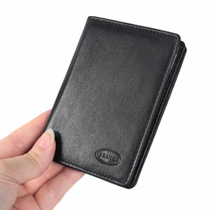 A7 hoes / etui / map echt leer, o.a. voor identiteitskaart, kentekenbewijs, rijbewijs + creditcards, vele kleuren, personalisatie mogelijk, 302