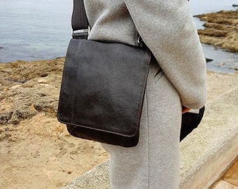 Shoulder Bag / Handbag, 428, Size M, Nappa Leather, Padded Tablet Computer Compartment, Brown