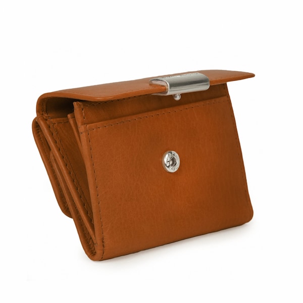Small wallet / purse in size S for women, real leather, in red, green, blue, beige, brown, black, custom engraving possible, 12032