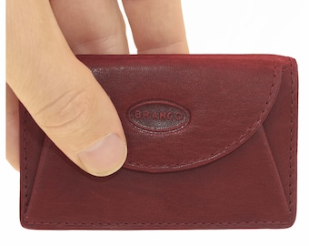 Small wallet / mini wallet, size XS, leather, in: green, red, blue, beige, brown, black, custom engraving possible, 105