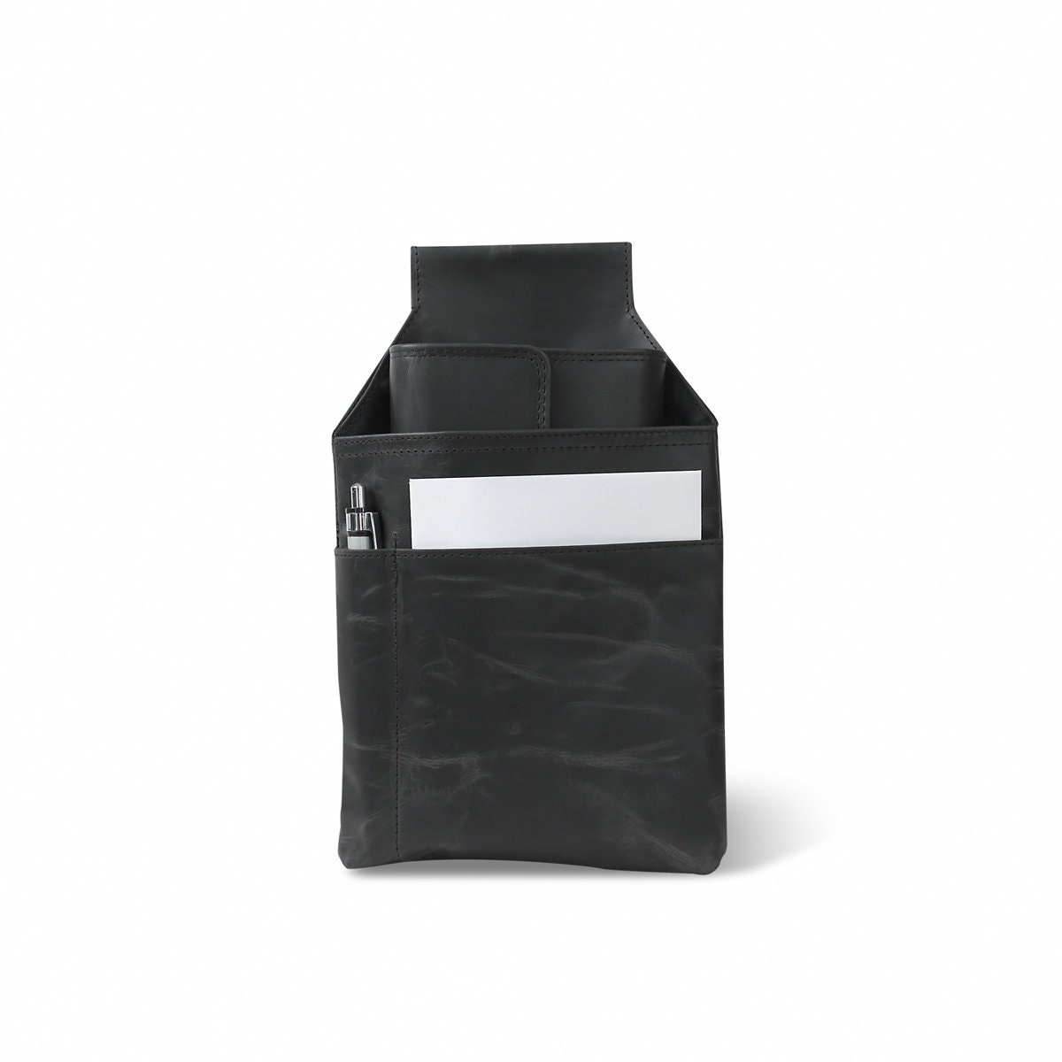 Tasca Porta-Accessori Per Camerieri - Portafoglio Practico In Similpelle, 14x21 Cm, Con Scomparti Multiuso - Foto 10