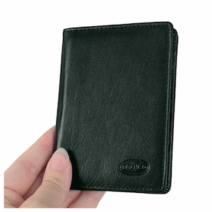 A7 Hülle / Etui / Mappe Echt-Leder, zB. für Ausweis Fahrzeugschein Führerschein + Kredit-Karten, viele Farben, Personalisierung möglich, 302