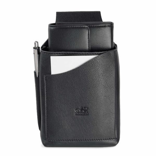 Kellner-Holster  • Kellner-Gürteltasche, weiches Echt-Leder, Pastell-Farben, Personalisierung möglich, 92437