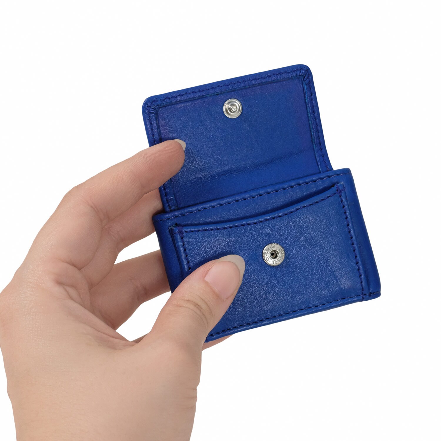 Amazon.com: Mini Genuine Leather Wallet Coin Purse with Dual