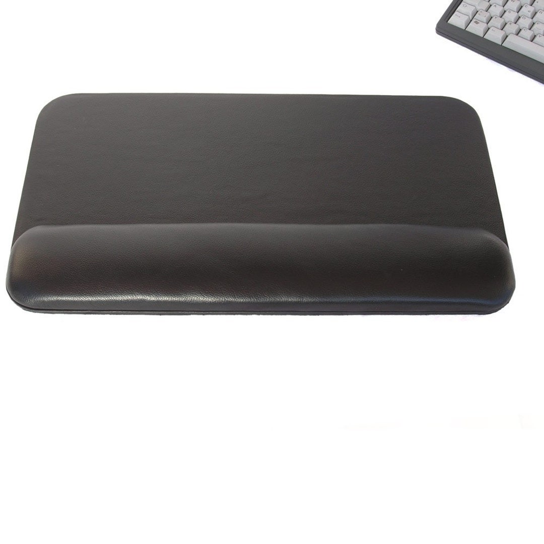 Keyboard Computer Pad PC Keyboard Pad / Wrist Pad 26302, Real Leather, Black - Etsy
