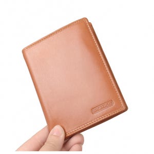 Tarjetero • Billetera • Tarjetero • Funda para documento de matriculación del vehículo • Tarjetero • Tarjetero, piel auténtica, posibilidad de personalización, 7535