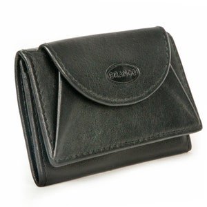 Small wallet / mini wallet, size XS, leather, in: green, red, blue, beige, brown, black, custom engraving possible, 105