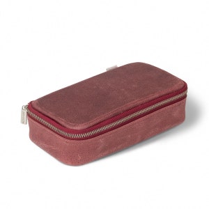 Personalizzabile: Astuccio doppio XL molto capiente in pelle di bufalo, diversi colori, modello 016