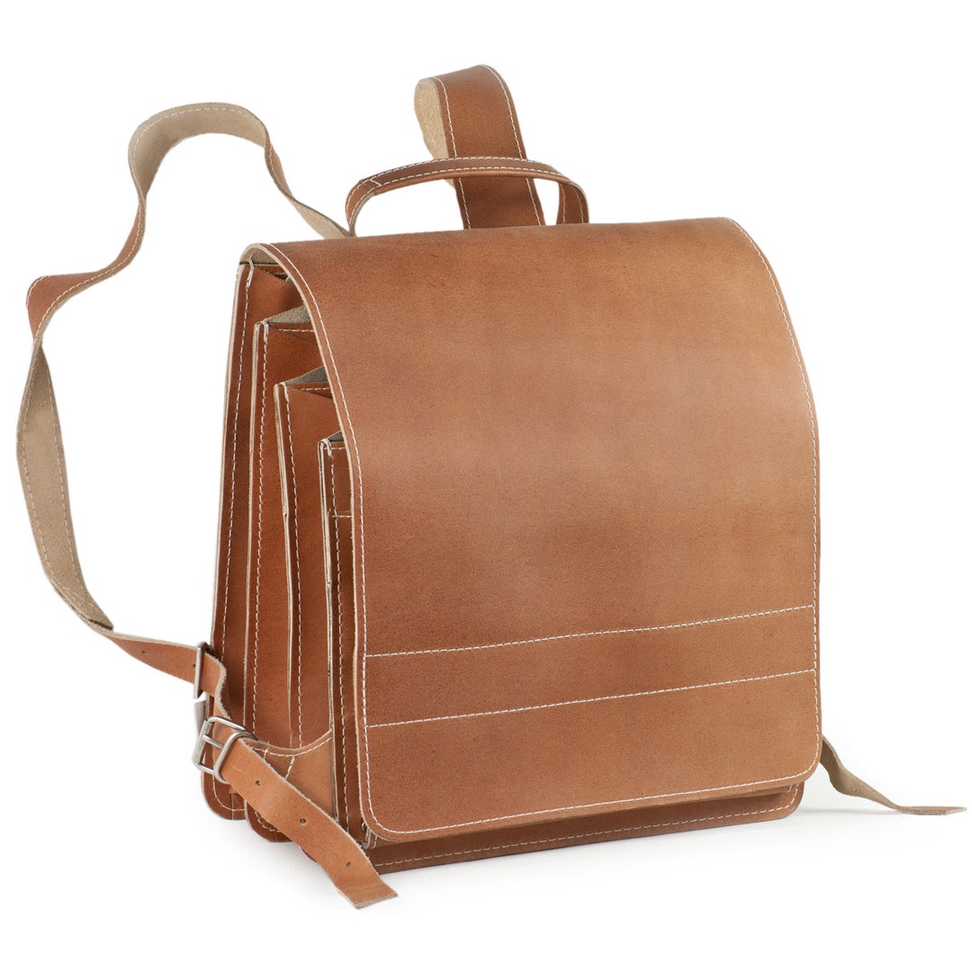 Jahn Tasche Roter Lederrucksack Sehr Großer Lederrucksack Lehrer