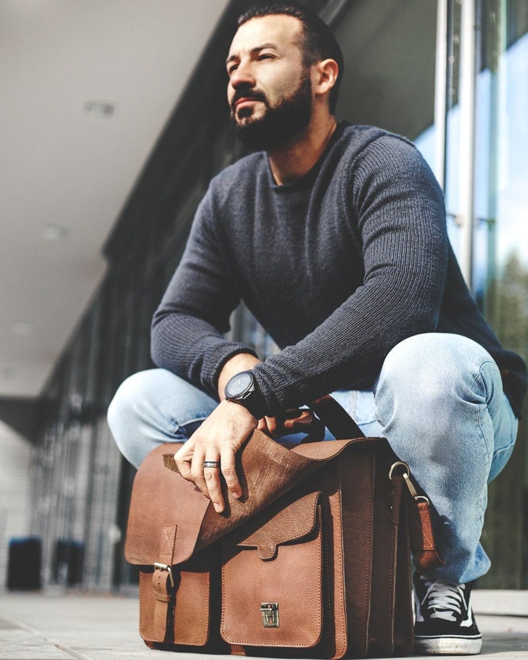 Bolsos para online universidad hombre