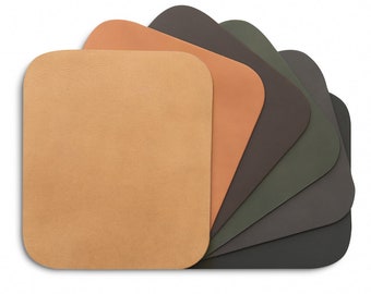 High quality mousepad, real buffalo leather, many colors, custom engraving possible, 26304