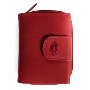 Geschenk-Idee: Kleine Geldbörse / Portemonnaie in Größe S für Damen, Echt-Leder, viele Farben, Personalisierung möglich,  225