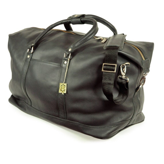 Large Travel Bag / Weekend Bag for Women and Men, Size L, Nappa