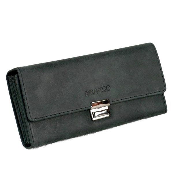 Cartera de camarero/cartera de camarero profesional o funda, piel auténtica engrasada, en marrón, negro, beige, posibilidad de personalización, 41433