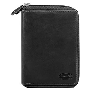 Geschenk-Idee: Große Geldbörse / Portemonnaie Größe L für Damen, Echt-Leder, viele Farben, Personalisierung möglich, 230