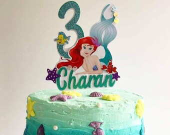 Ariel Cake Topper Etsy