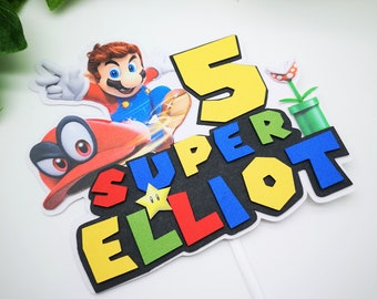 Mario Cake Topper Etsy