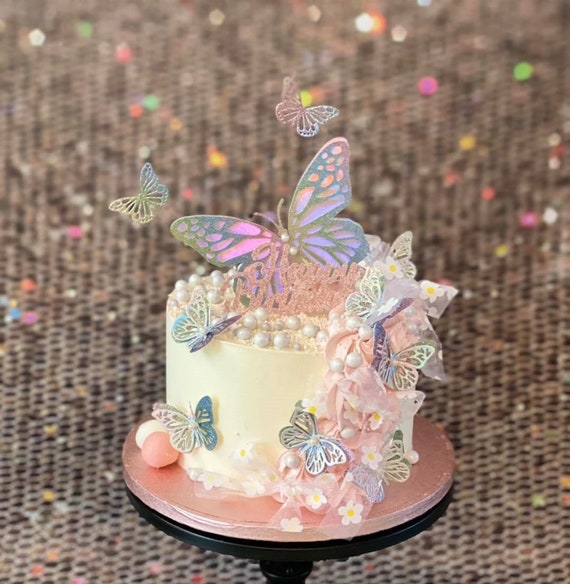 Pnk And Yellow Butterfly Pn For Baby Shower Dayana