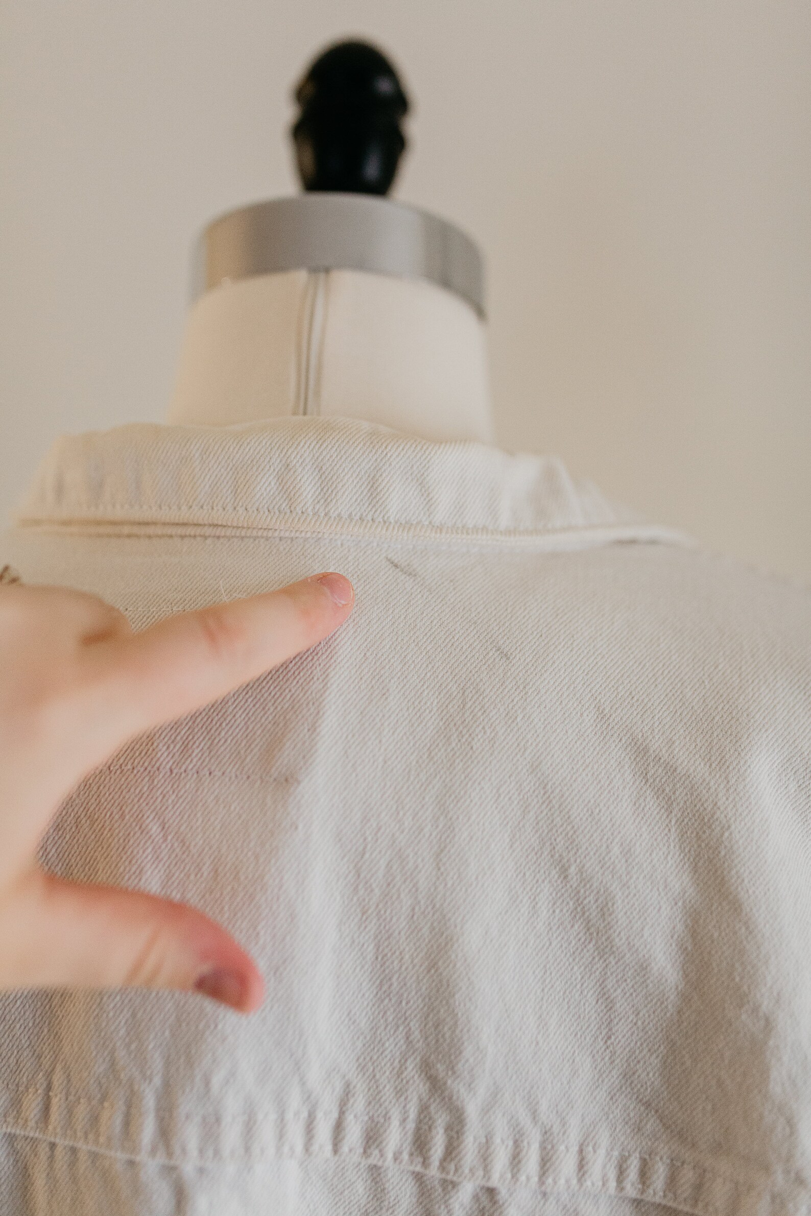 80er distressed weiße Jeansjacke XL Vintage Distressed | Etsy