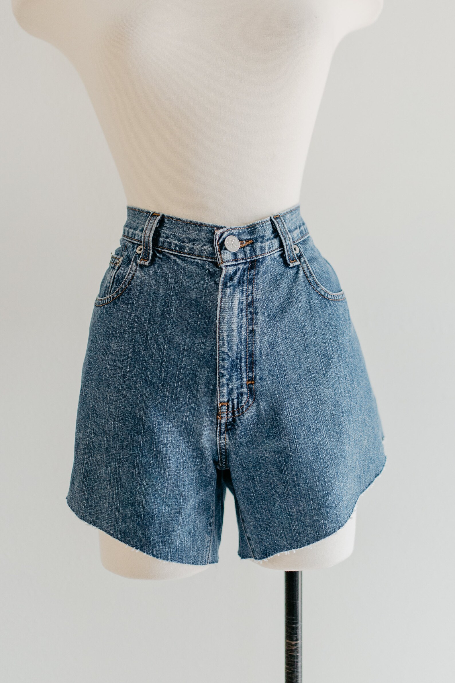ck denim shorts