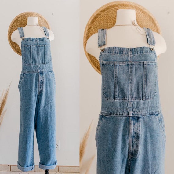 Y2K Old Navy overalls - L | blue denim overalls |