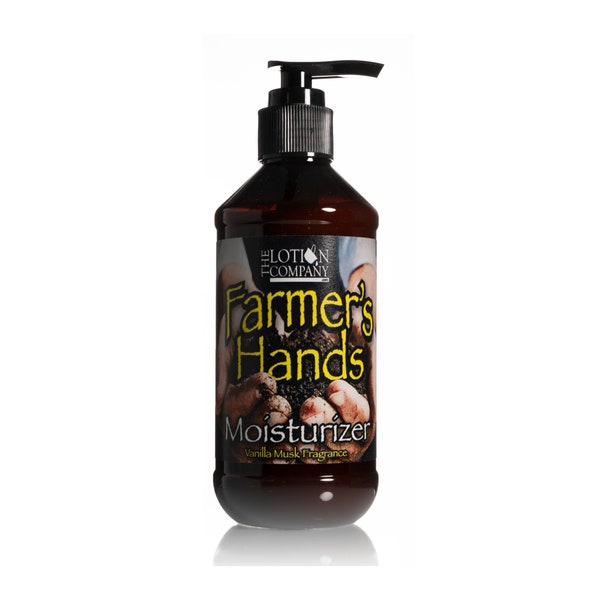 Farmers Hands Moisturizer by The Lotion Company, Made in USA, Therapeutic Cream, Dry Skin, Cracked Skin, Repair, Intensive repair lotion