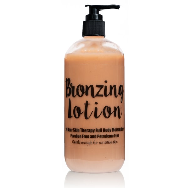 Bronzing Lotion Full Body Moisturizer by The Lotion Company, Body Cream, Moisturizing, Body Lotion, Made in USA, Skin Cream, Tanning, Tan