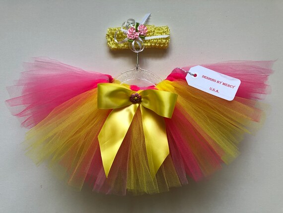 yellow tutu baby