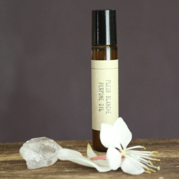 Fleur Blanche a beautiful floral natural perfume oil by Willowroot Apothecary