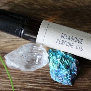 Decadence a dark, earthy and glamorous scent by Willowroot Apothecary
