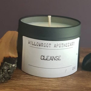 Cleanse an essential oil candle to cleanse you space by Willowroot Apothecary image 1