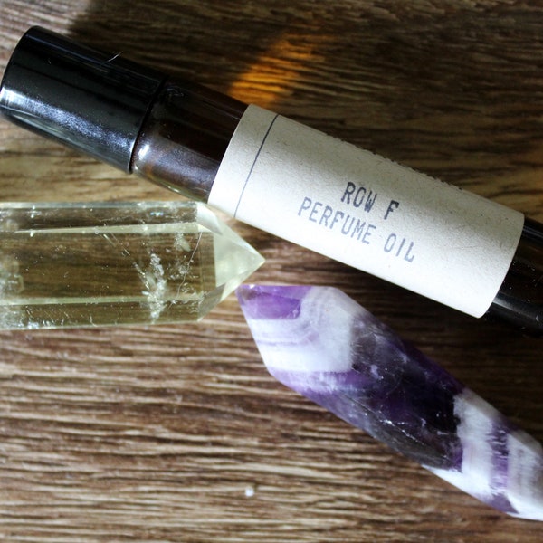 Row F a natural perfume oil by Willowroot Apothecary