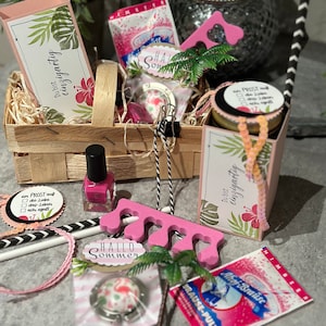 Geschenk Set Frauen Hallo Sommer Prosecco Box