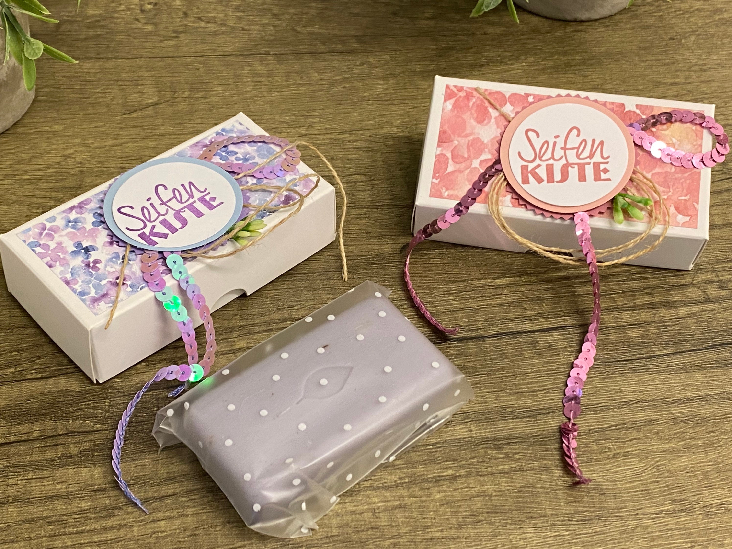JIALEEY 18 Stück Seifenblüten – Rosa, In Geschenkbox, Mit ätherischen Ölen