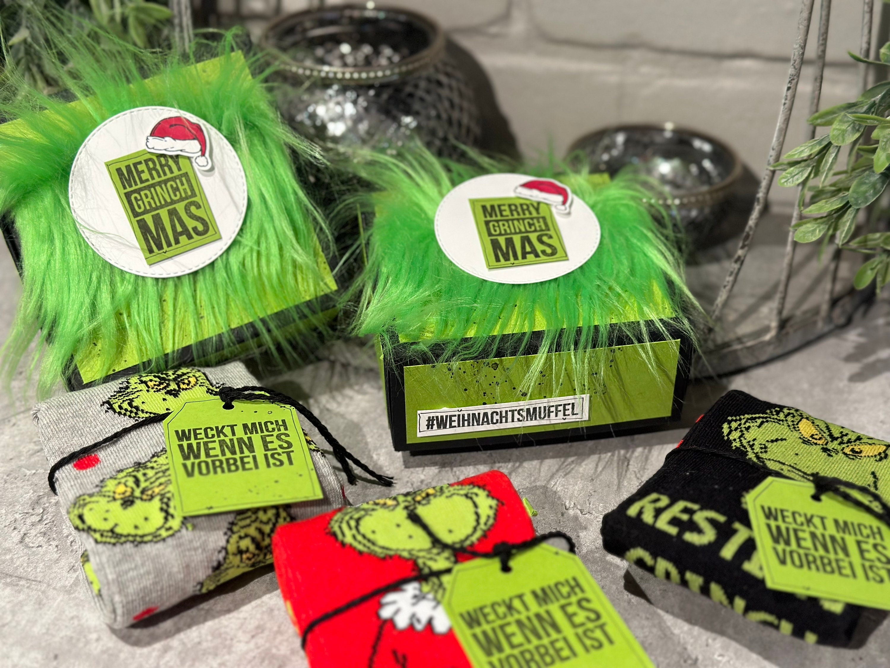 grinch socken