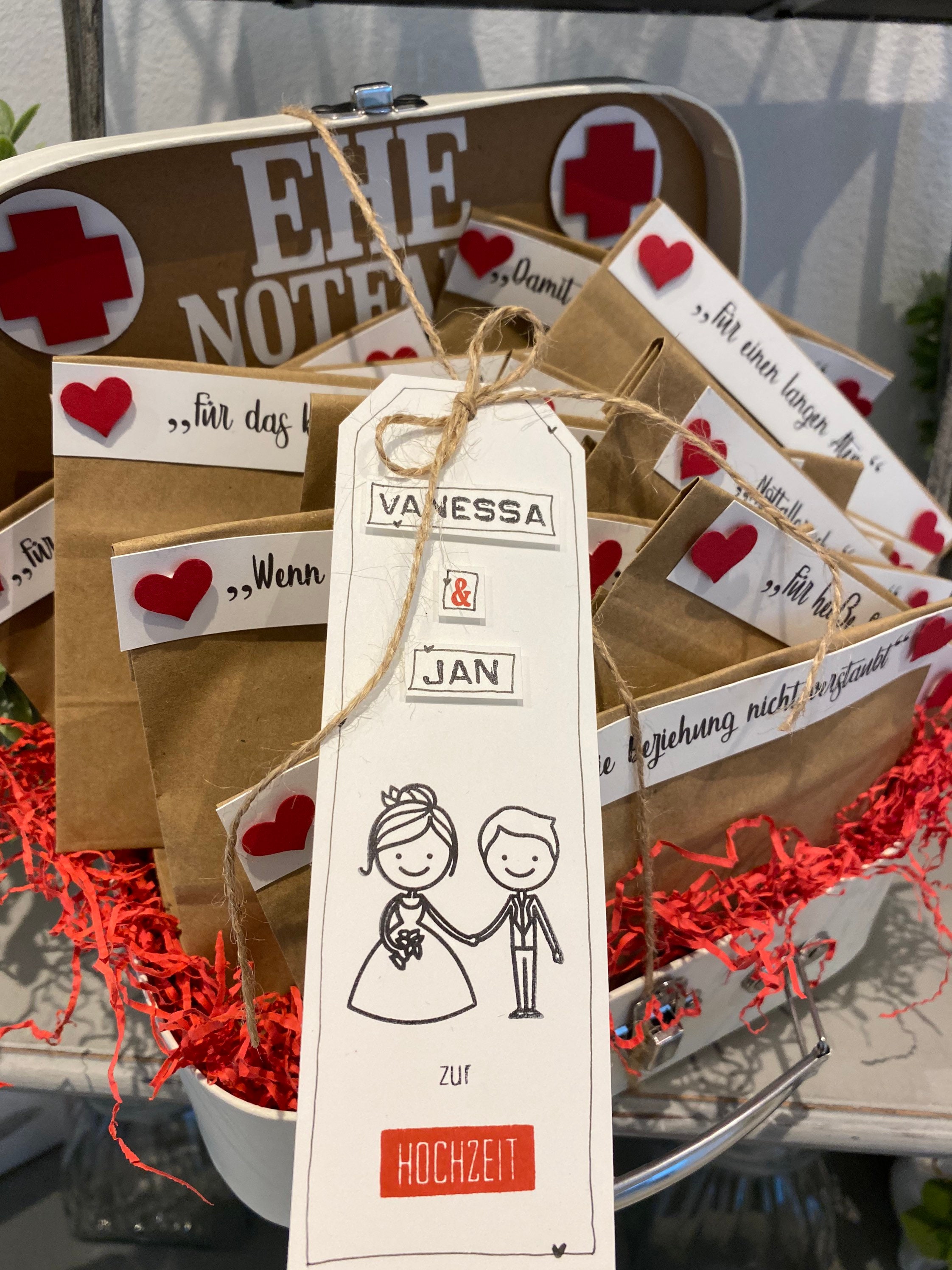 Ehe Notfall Koffer Geschenk Hochzeit Etsy