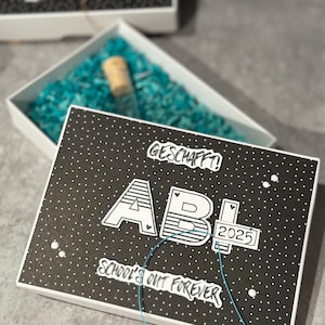 ABI Geldgeschenk Geschenkbox Schulabschluss 2024