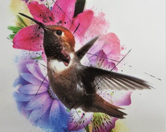 Temporary Ephemeral Tattoo 3 Models Color Bird Pattern Etsy