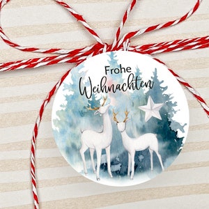 Frohe Weihnachten Aufkleber Sticker Etiketten Gastgeschenk Party Geschenkverpackung Geschenke 4cm Dankeskarte Firmenpräsente Winter Stern