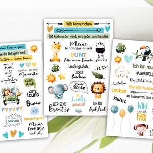 82 adesivos álbum de fotos infantis creche jardim de infância afirmações provérbios safari animais adesivos bebê aniversário motivação babá planejador leão